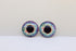 Glass Cabochon Iris Puppet Eyes - VOLCANO - FurriFingers